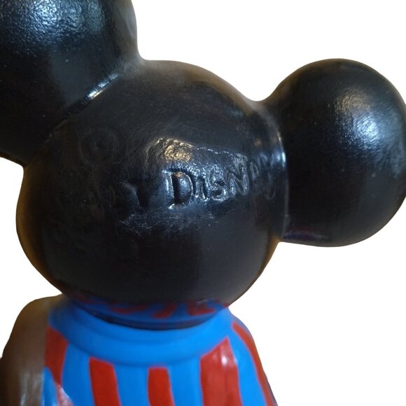 MICKEY MOUSE AND GOOFY CERAMIC FIGURINES LOT DISNEY GARDEN STATUES - Picture 6 of 12